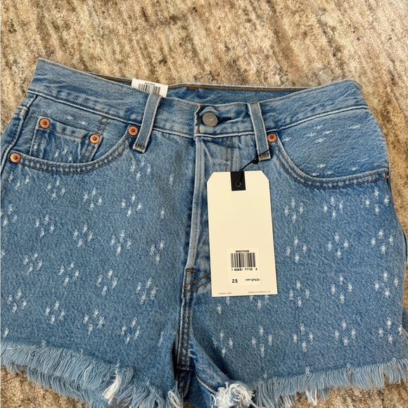 Stylish Blue Denim Women's Shorts - Picture 1 of 5